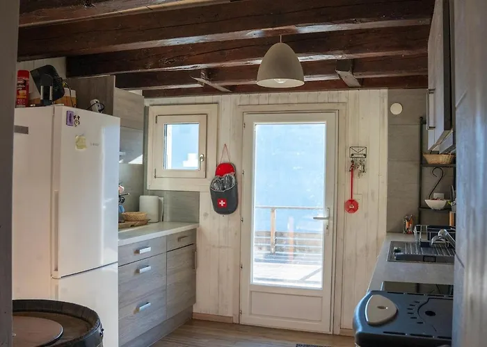 Chalet Avec Vue Panoramique Sur Les Montagnes Martigny